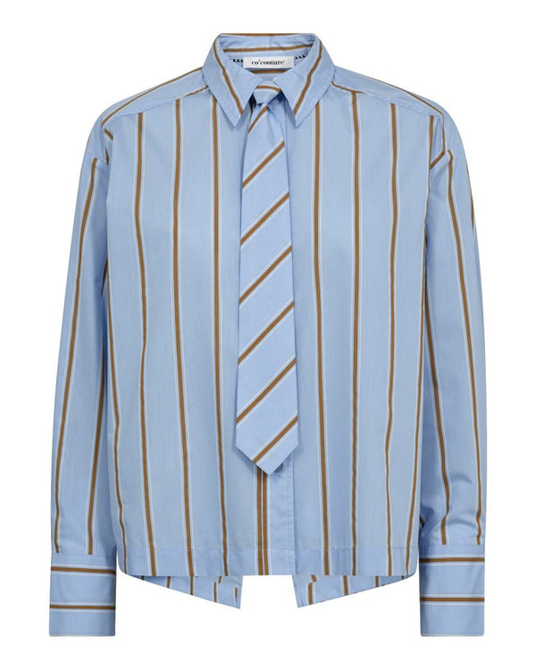 AMORACC STRIPE TIE SHIRT