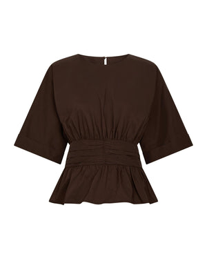 ANNEGRET POPLIN BLOUSE