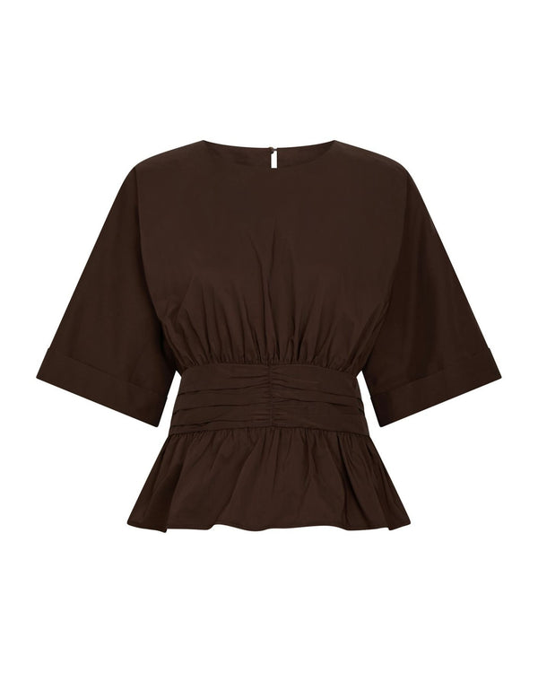 ANNEGRET POPLIN BLOUSE