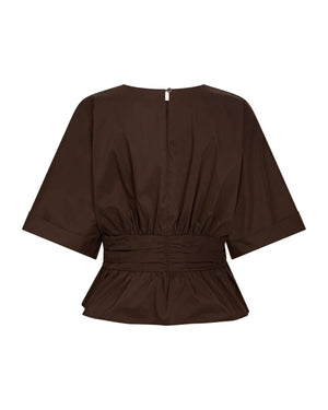 ANNEGRET POPLIN BLOUSE