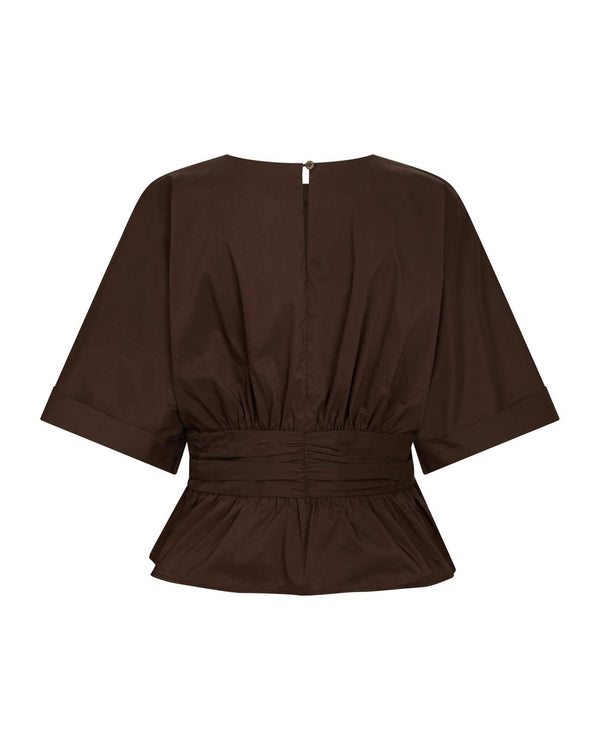 ANNEGRET POPLIN BLOUSE