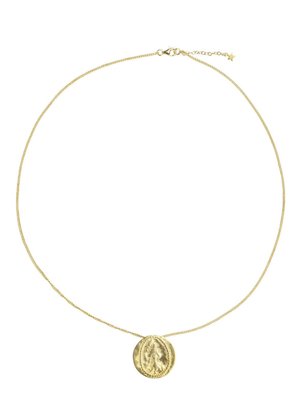 ANTIQUE COIN NECKLACE GP