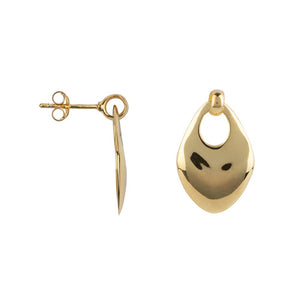 FULL DROP STUD EARRING GP