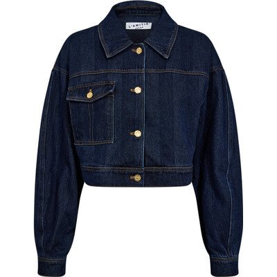 HERING CROP DENIM JACKET