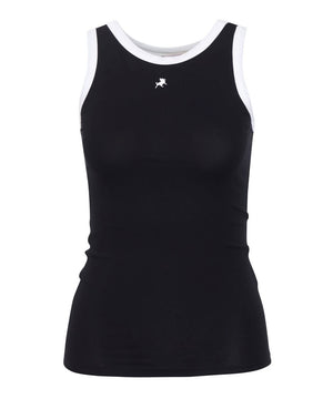 IDA TANK BICOLOR TOP BLACK