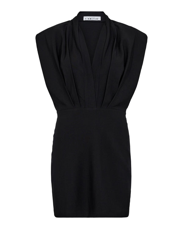 L'EGANCE CROP DRAPE DRESS