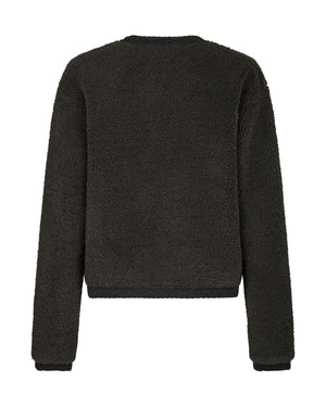 LIMO FLUFFY KNIT CARDIGAN