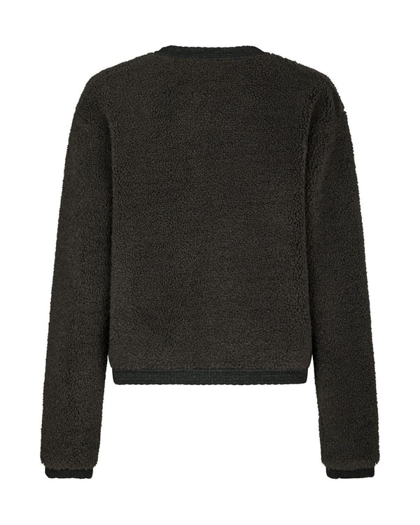 LIMO FLUFFY KNIT CARDIGAN