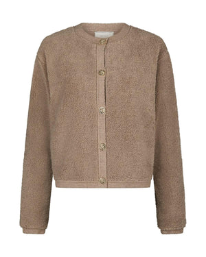 LIMO FLUFFY KNIT CARDIGAN