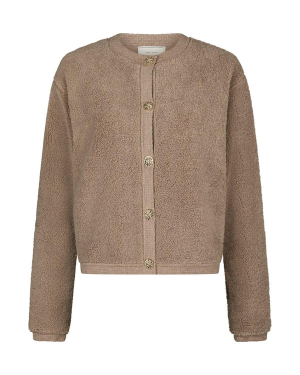 LIMO FLUFFY KNIT CARDIGAN