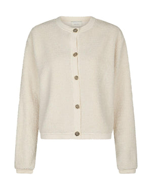LIMO FLUFFY KNIT CARDIGAN