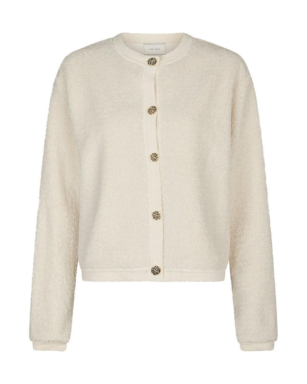 LIMO FLUFFY KNIT CARDIGAN