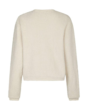 LIMO FLUFFY KNIT CARDIGAN