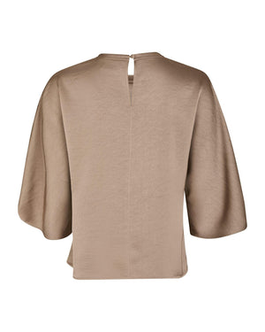 LIORA HEAVY SATEEN BLOUSE