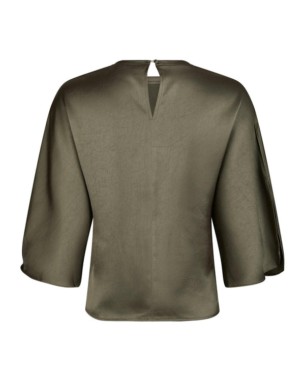 LIORA HEAVY SATEEN BLOUSE