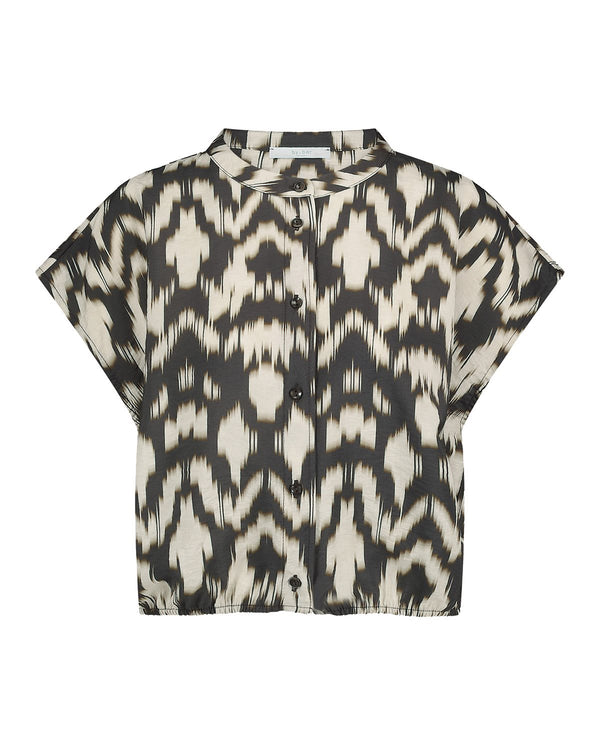 LODE BROWN BATIK BLOUSE