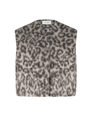 MAGGIE SLEEVELESS LEO JACKET