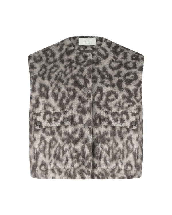 MAGGIE SLEEVELESS LEO JACKET