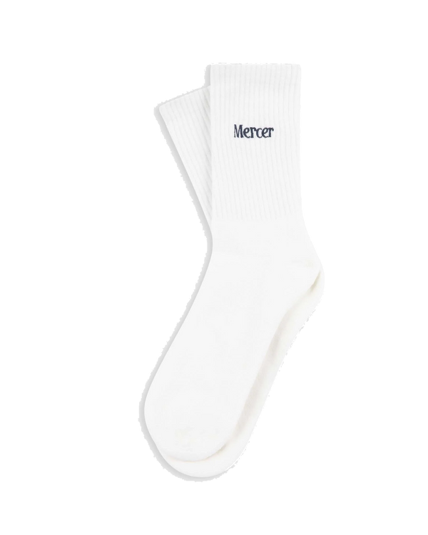 MERCER SOCKS WHITE/BLUE