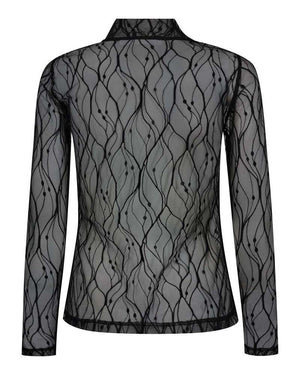 MERCYCC MESH TURTLENECK