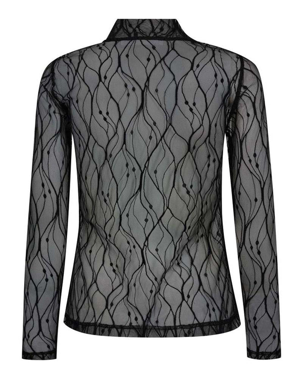 MERCYCC MESH TURTLENECK