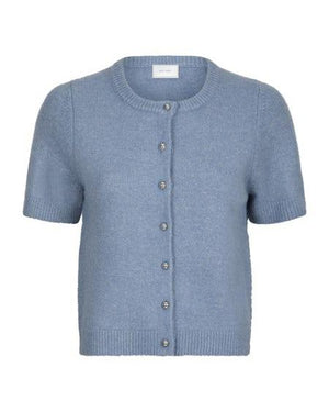 MITTA KNIT CARDIGAN SMOKE BLUE
