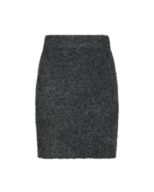 NARIA FLUFFY KNIT SKIRT