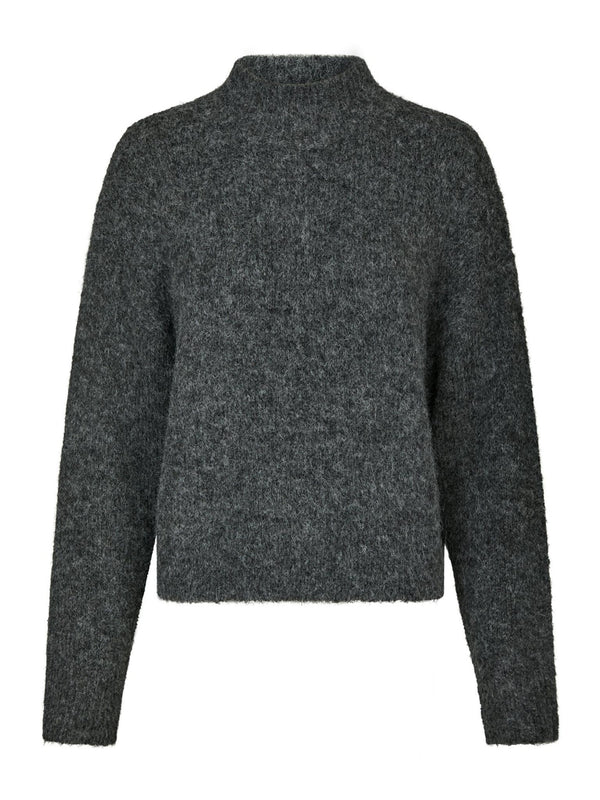 PAULINA FLUFFY KNIT BLOUSE