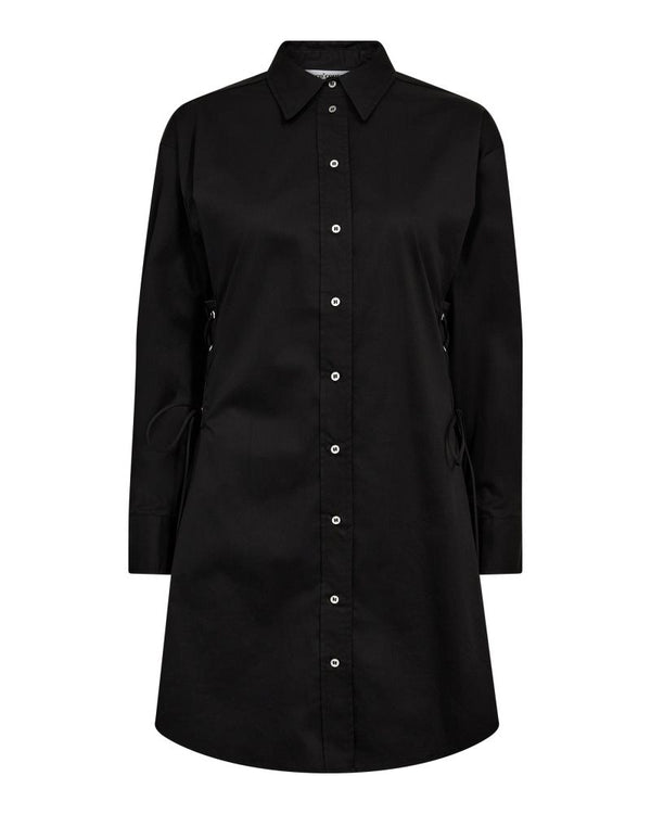 POPPYCC EYELET TIE DRESS