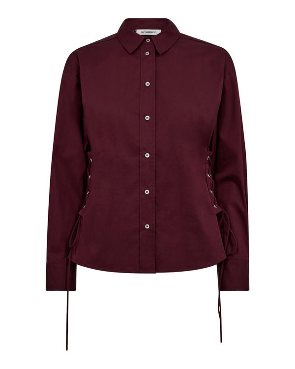 POPPYCC EYELET TIE SHIRT