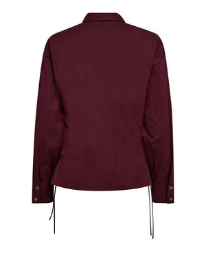 POPPYCC EYELET TIE SHIRT