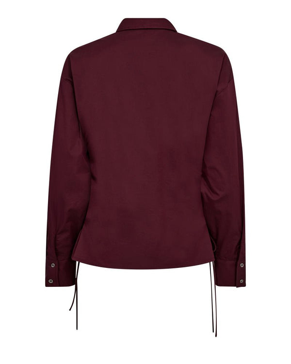 POPPYCC EYELET TIE SHIRT