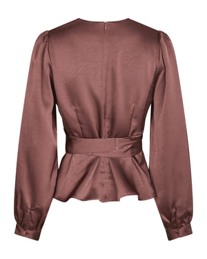 RISTA HEAVY SATEEN BLOUSE