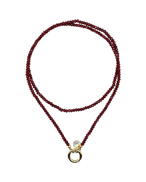 ROGER RED LONG NECKLACE