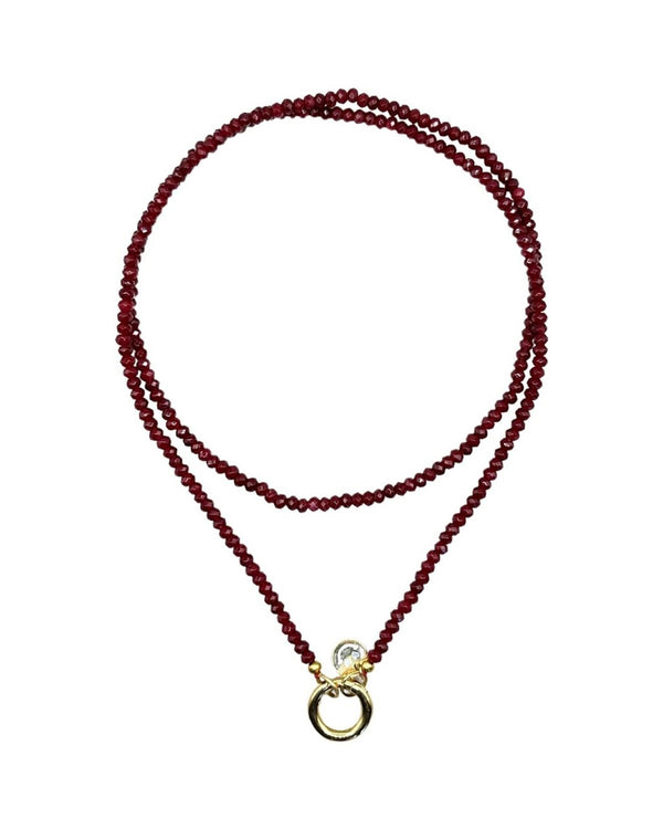 ROGER RED LONG NECKLACE