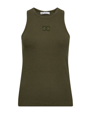 SAHARACC EMBROIDERY TANK TOP
