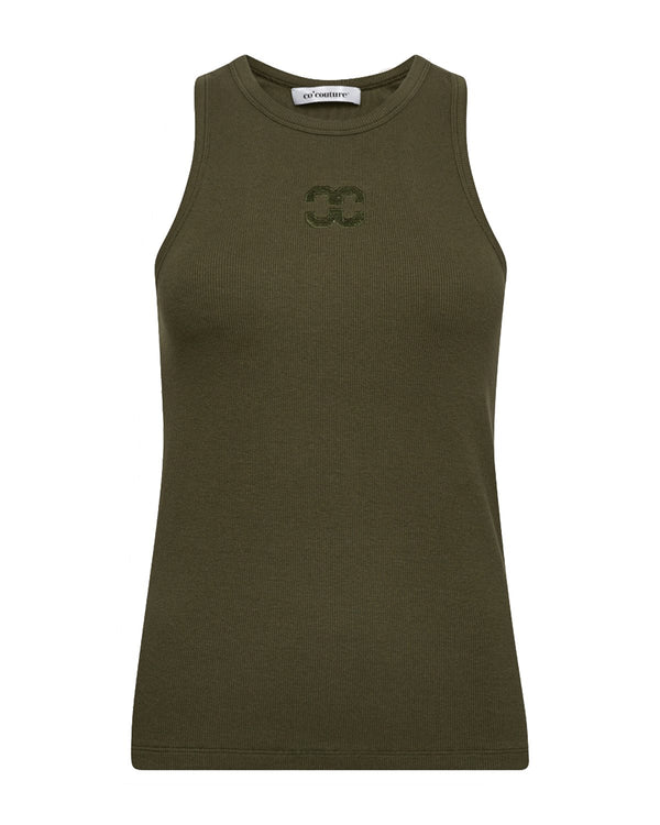 SAHARACC EMBROIDERY TANK TOP