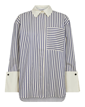 SAMSONCC STRIPE CUFF SHIRT