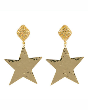 VINTAGE STUD WITH STAR EARRING