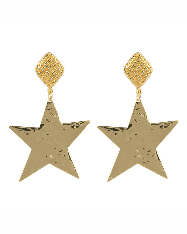 VINTAGE STUD WITH STAR EARRING