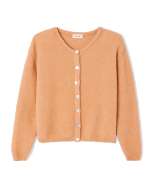 VITOW GILET NOISETTE CHINE