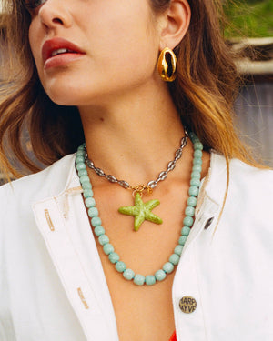 WILLIAM BLUE NECKLACE