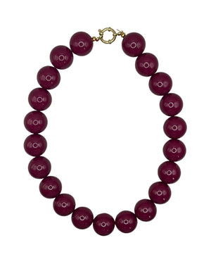WILMA AUBERGINE NECKLACE