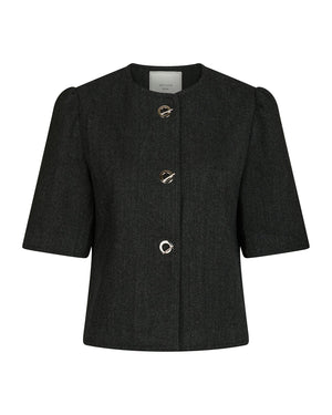 XANTHE HERRINGBONE BLAZER