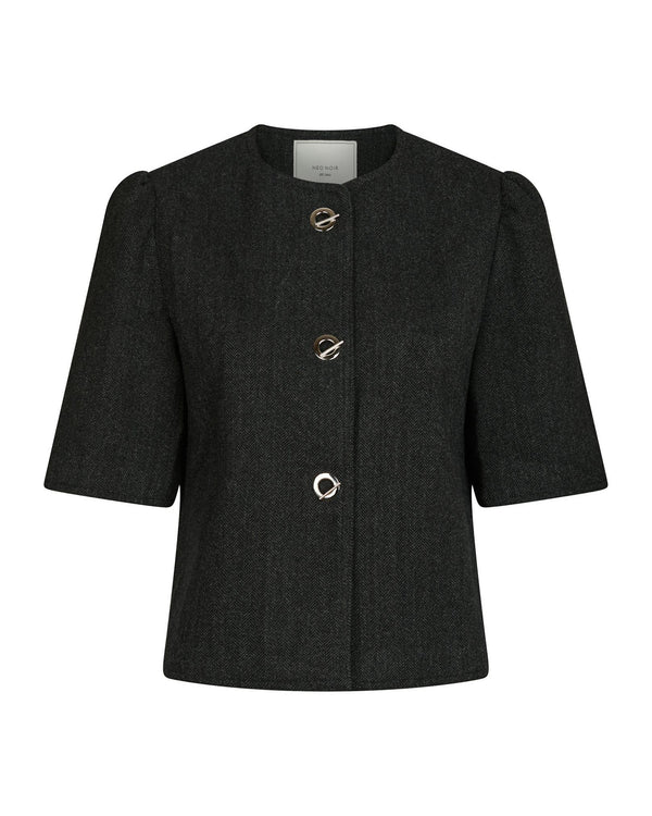 XANTHE HERRINGBONE BLAZER