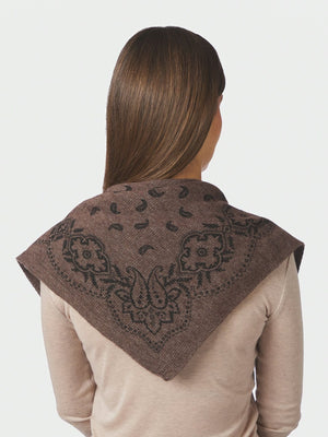 ADELINA PAISLEY KNIT SCARF