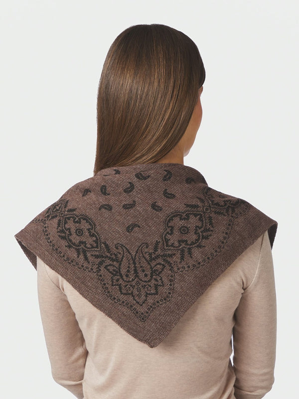 ADELINA PAISLEY KNIT SCARF
