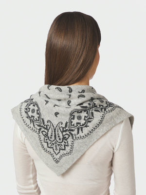 ADELINA PAISLEY KNIT SCARF