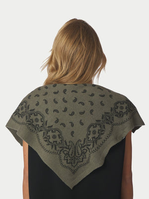 ADELINA PAISLEY KNIT SCARF
