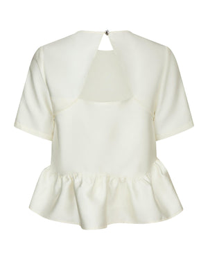 ALVA DULL SATIN BLOUSE